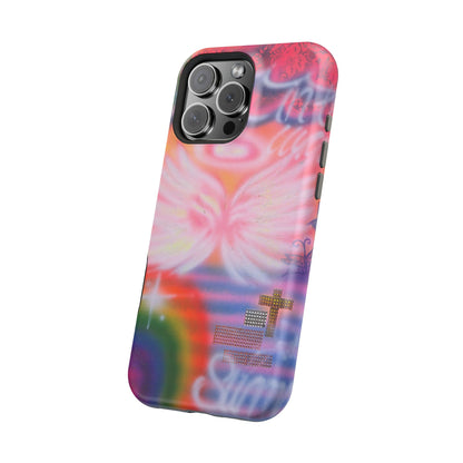 MagSafe "summer bliss" airbrush iPhone case