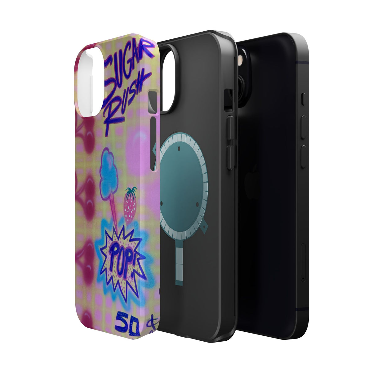 MagSafe "sugar rush" airbrush iPhone case