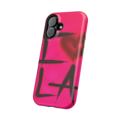 MagSafe „I ❤️ LA“ Airbrush iPhone-Hülle