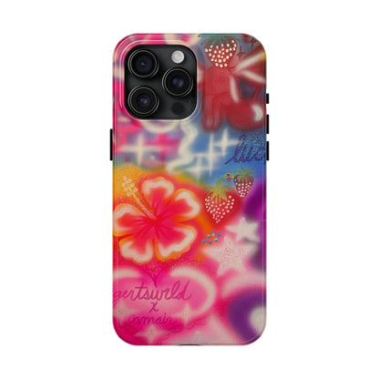 "luck and luv" airbrush iPhone case