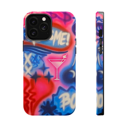 MagSafe "kiss me pt. 2" Airbrush iPhone Hülle