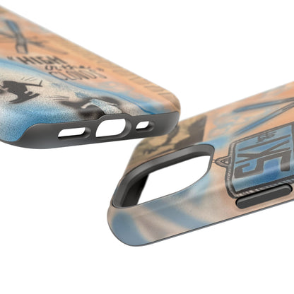 MagSafe „high in the clouds“ Airbrush iPhone Hülle
