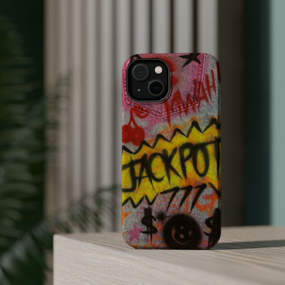 MagSafe "JACKPOT!" airbrush iPhone case