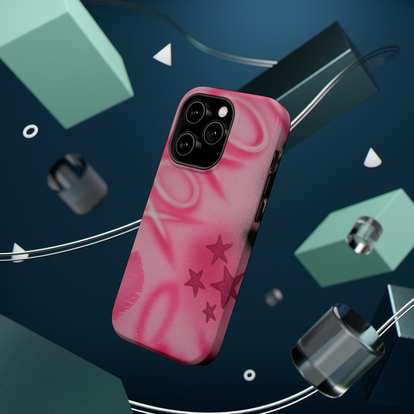MagSafe "perfectly pink" airbrush iPhone case
