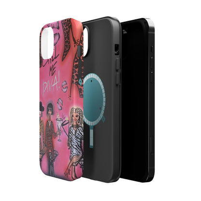 MagSafe "party diva" airbrush iPhone case