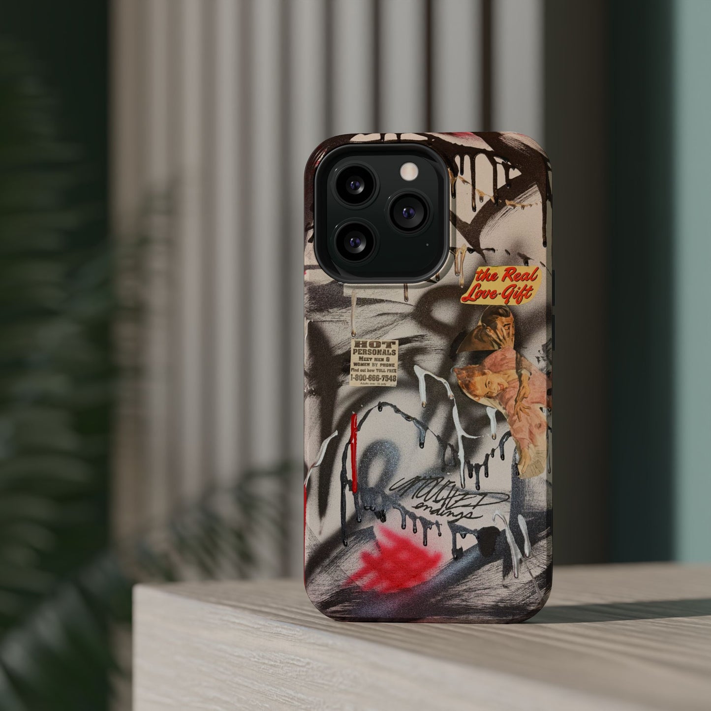 MagSafe "real love" airbrush iPhone case