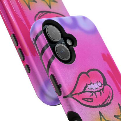 MagSafe "star drip" airbrush iPhone case