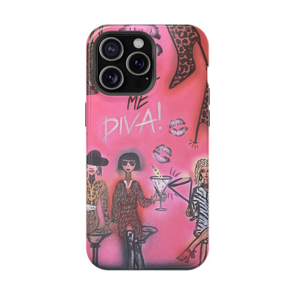 MagSafe "party diva" airbrush iPhone case