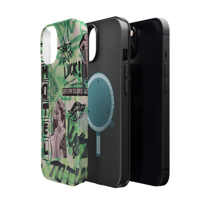 MagSafe "lust over luck" airbrush iPhone case