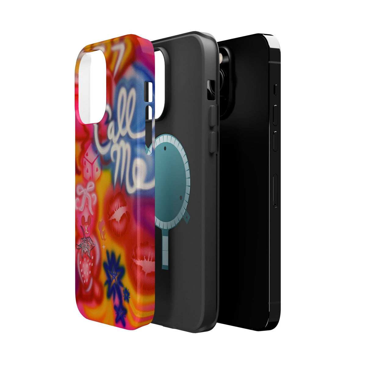 MagSafe "CALL ME!" airbrush iPhone case