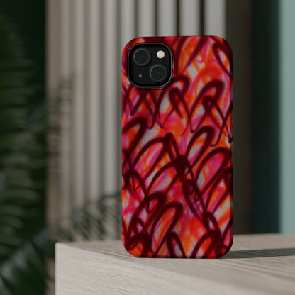 MagSafe „Graffiti Love“ Airbrush iPhone Hülle