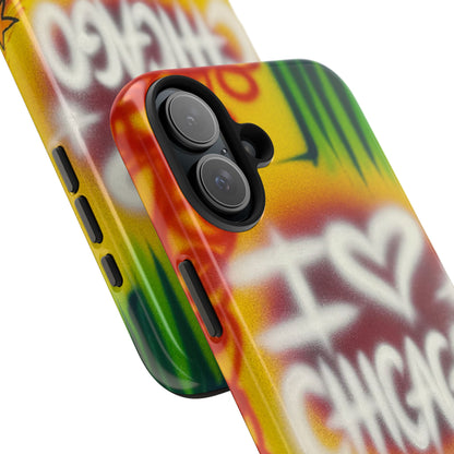 "chicago" airbrush iPhone case