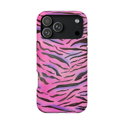 MagSafe "glitter zebra" airbrush iPhone case