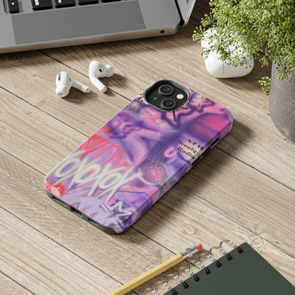"mic check" airbrush iPhone case
