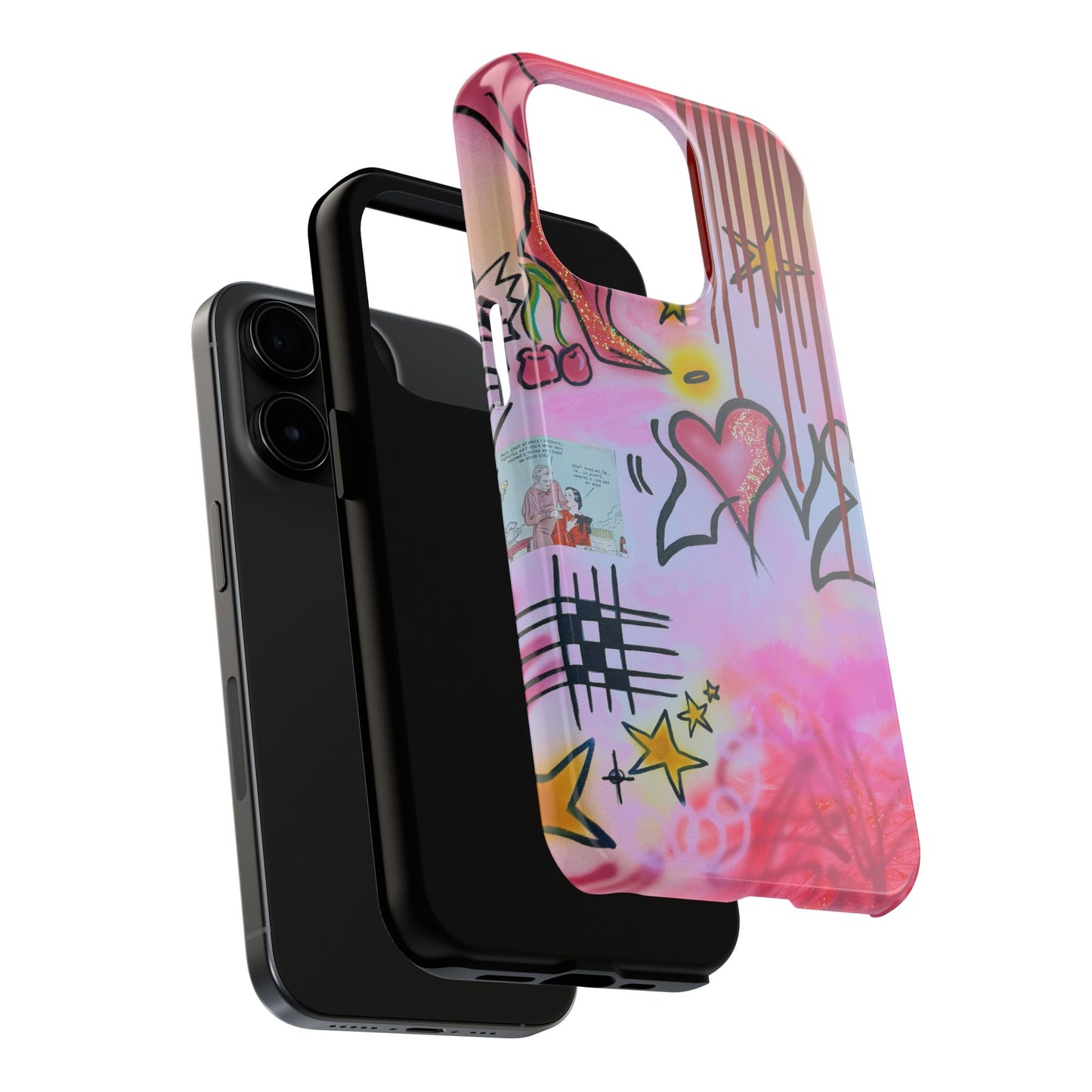 "cherry luvr" airbrush iPhone case