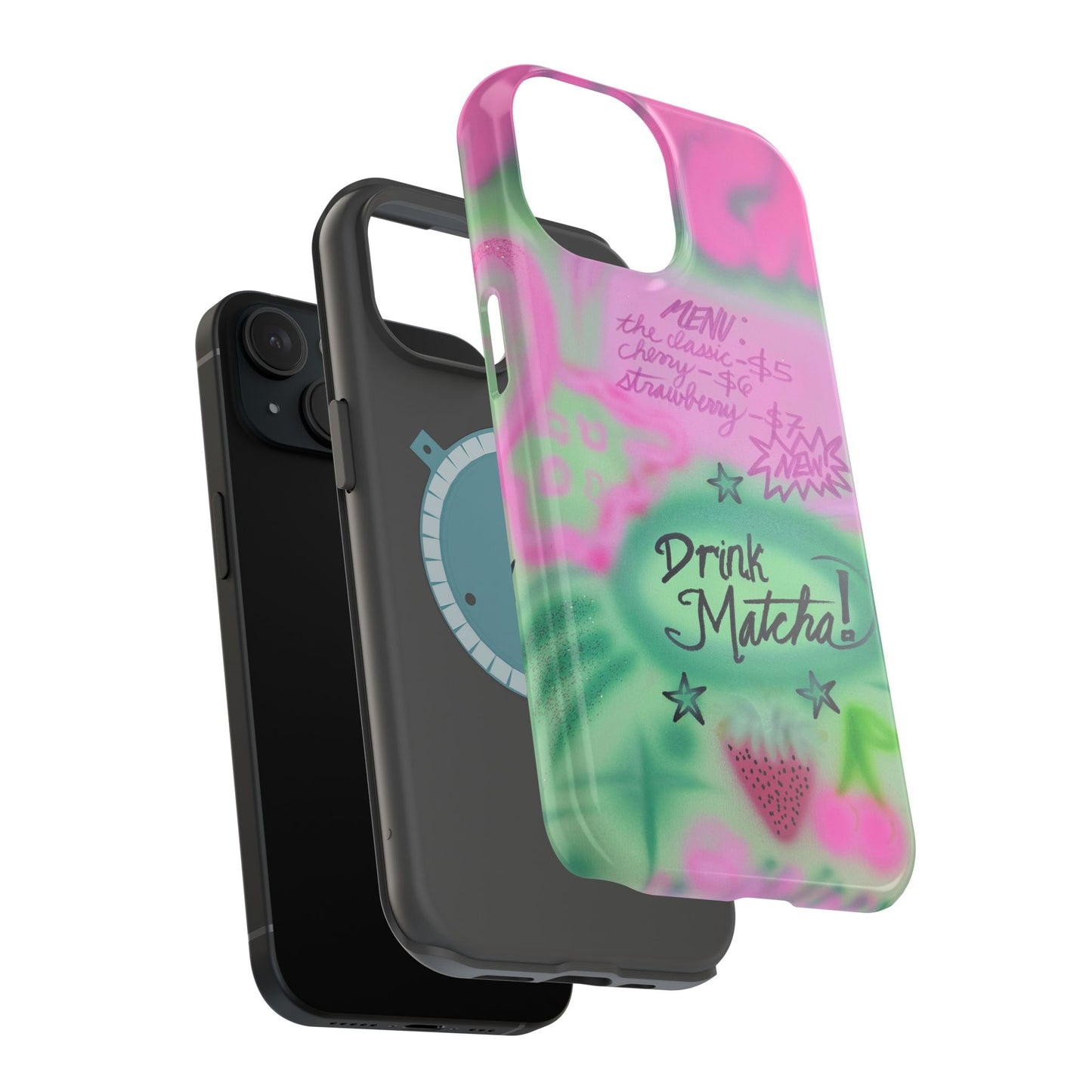 MagSafe "matcha!" airbrush iPhone case
