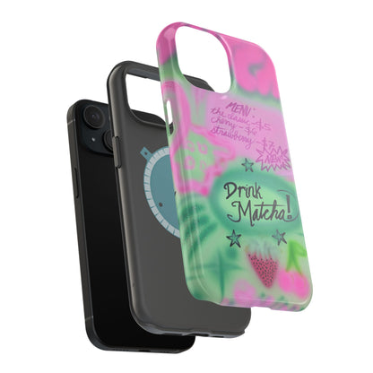 MagSafe "matcha!" airbrush iPhone case