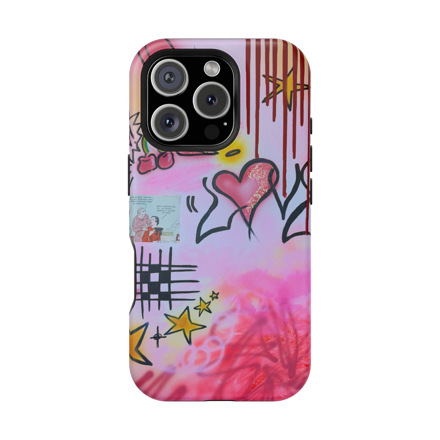 MagSafe "cherry. luvr" Airbrush iPhone-Hülle