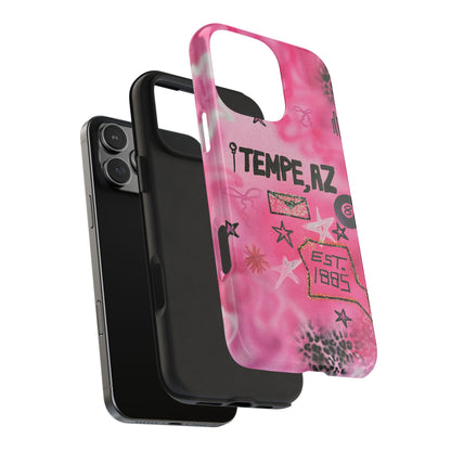 "tempe, az pt. 2" airbrush iPhone case
