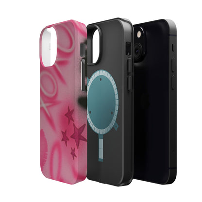 MagSafe "perfectly pink" airbrush iPhone case