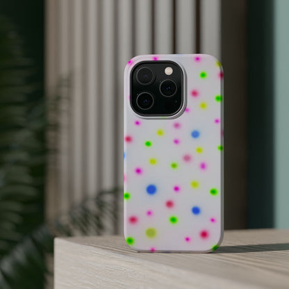 MagSafe "birthday cake polka dot" airbrush iPhone case