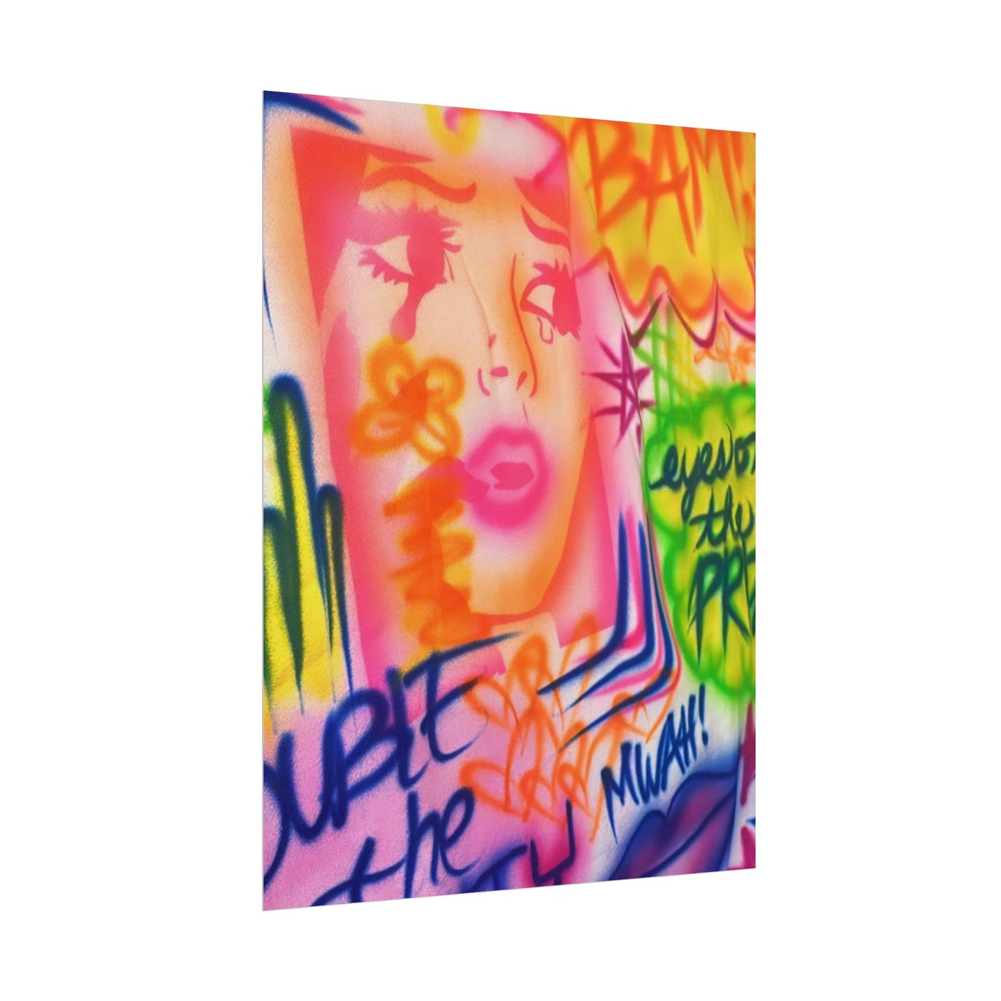 "current standards pt. 2" airbrush rolled print