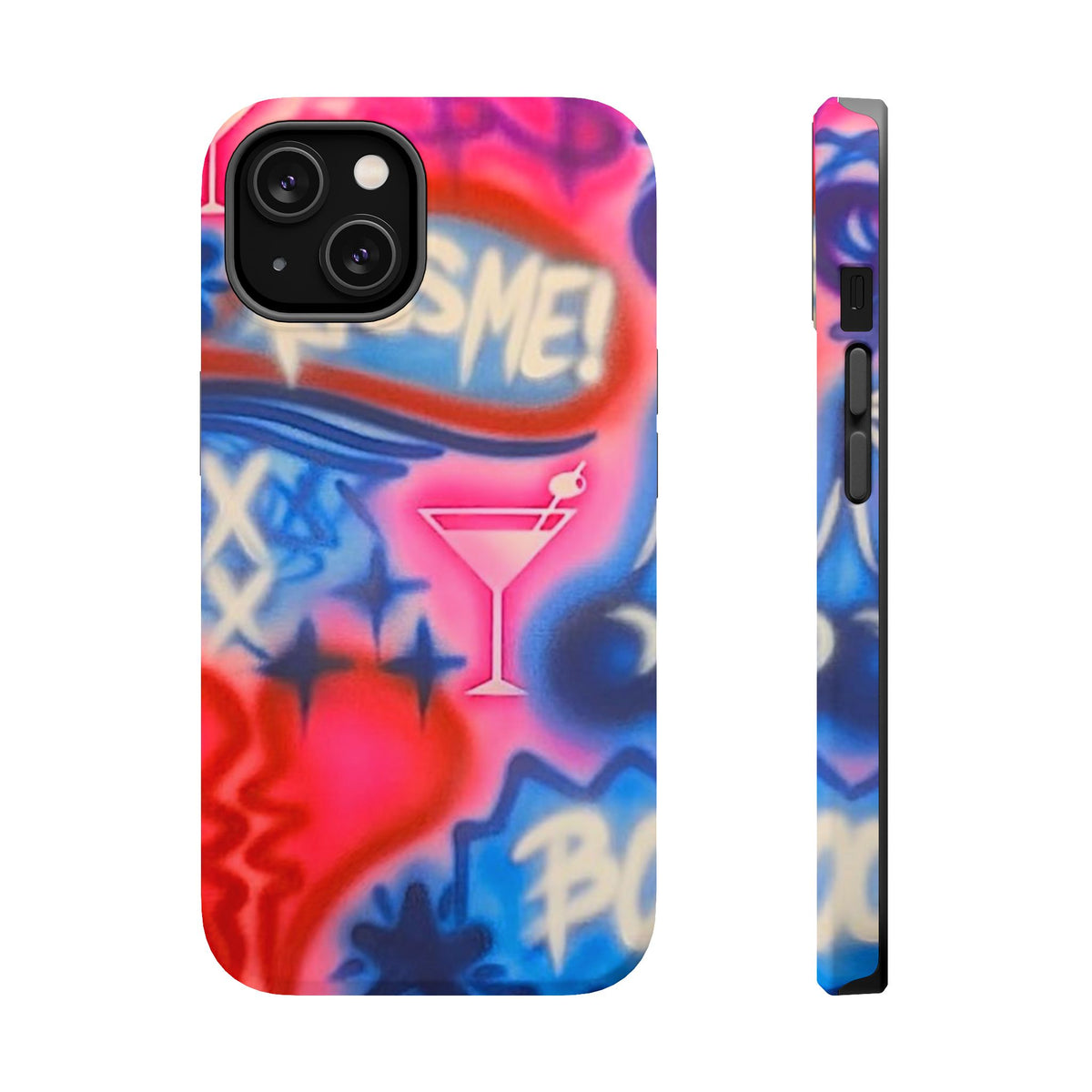 MagSafe "kiss me pt. 2" Airbrush iPhone Hülle