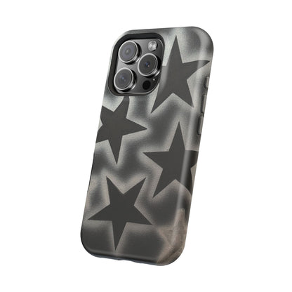 MagSafe "chrome stars" airbrush iPhone case