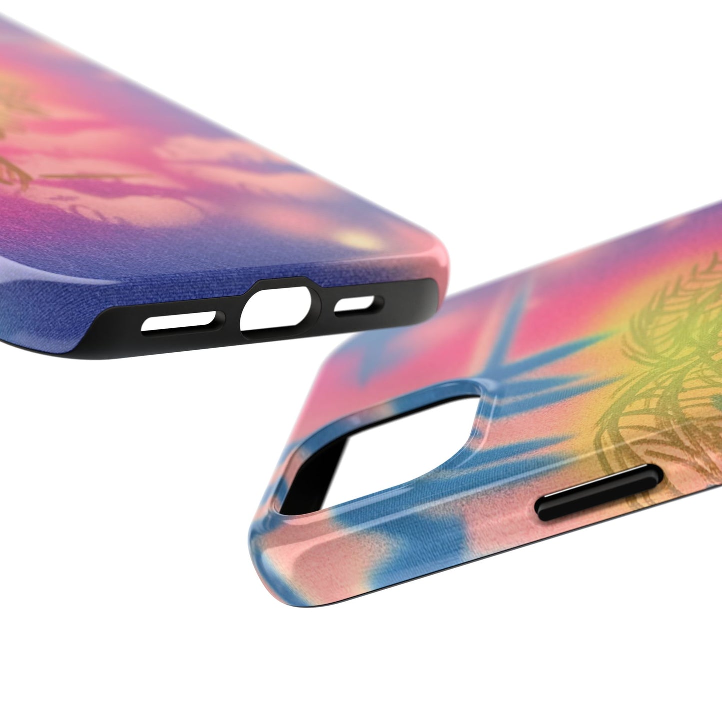 "glowy night" airbrush iPhone case