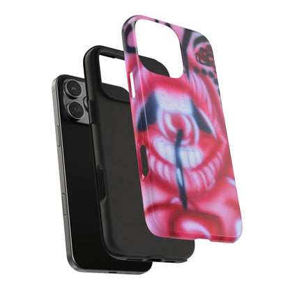 "be happy go lucky" airbrush iPhone case