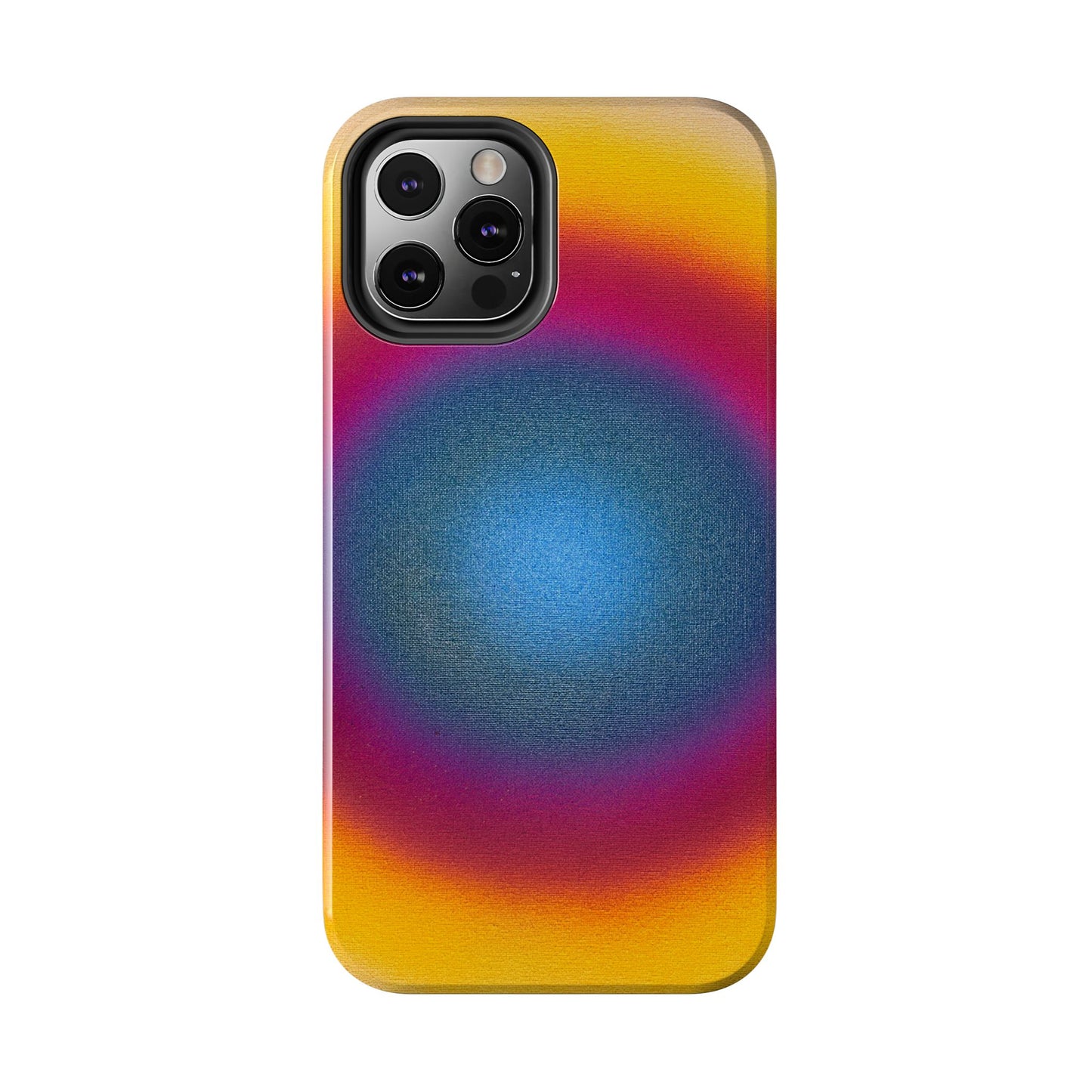 "blue raspberry aura" airbrush iPhone case