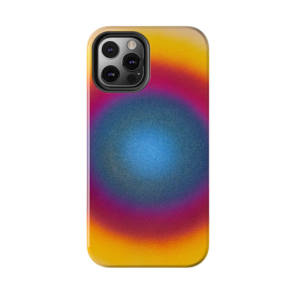 "blue raspberry aura" airbrush iPhone case