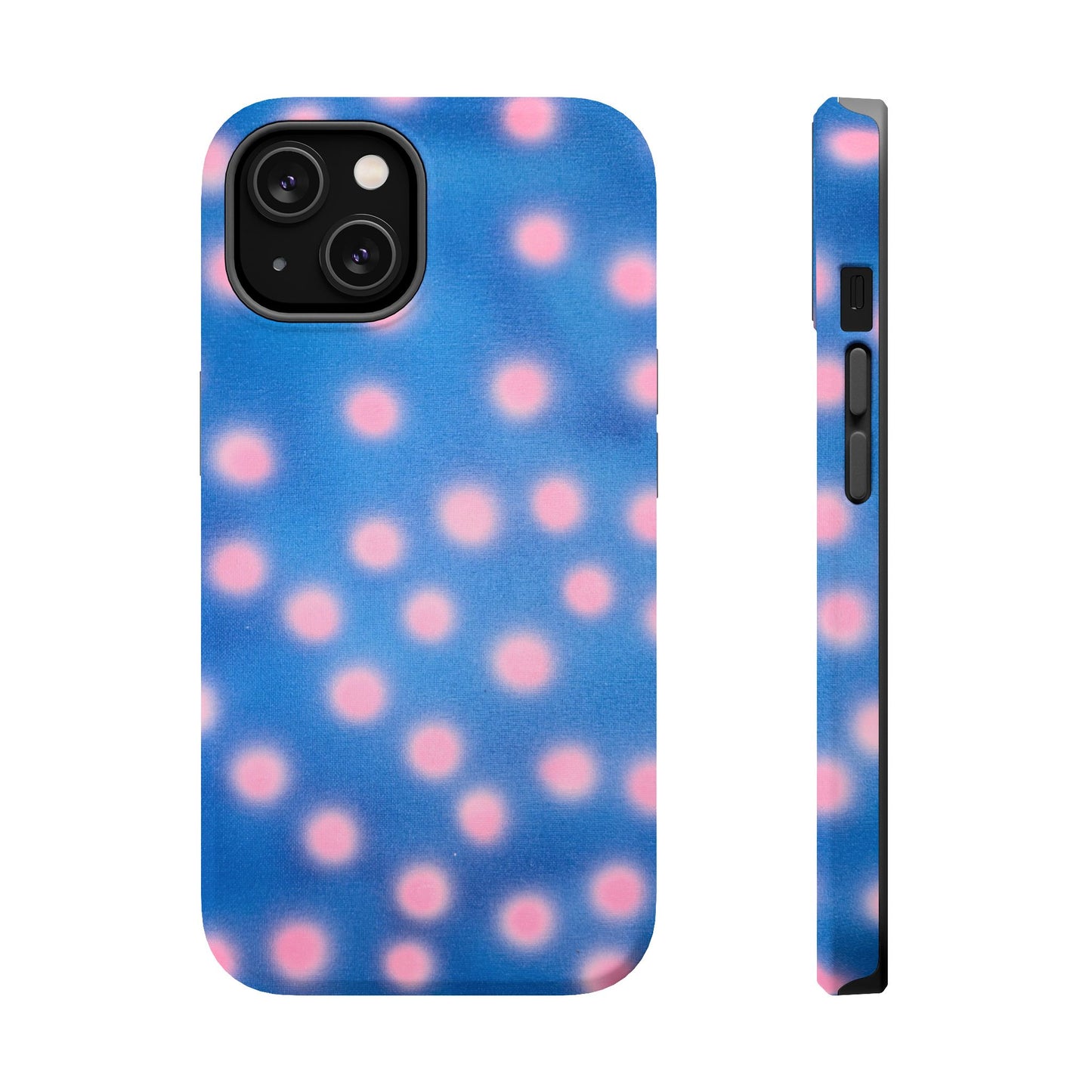 MagSafe „Zuckerwatte-Sorbet-Tupfen“ Airbrush iPhone-Hülle