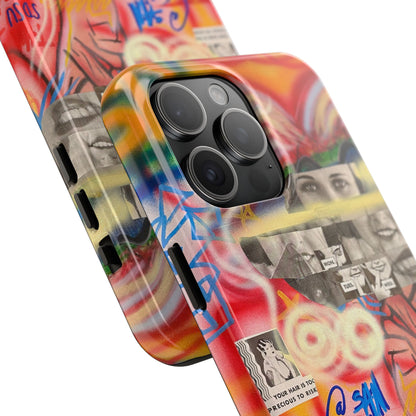 "get busy!" airbrush iPhone case