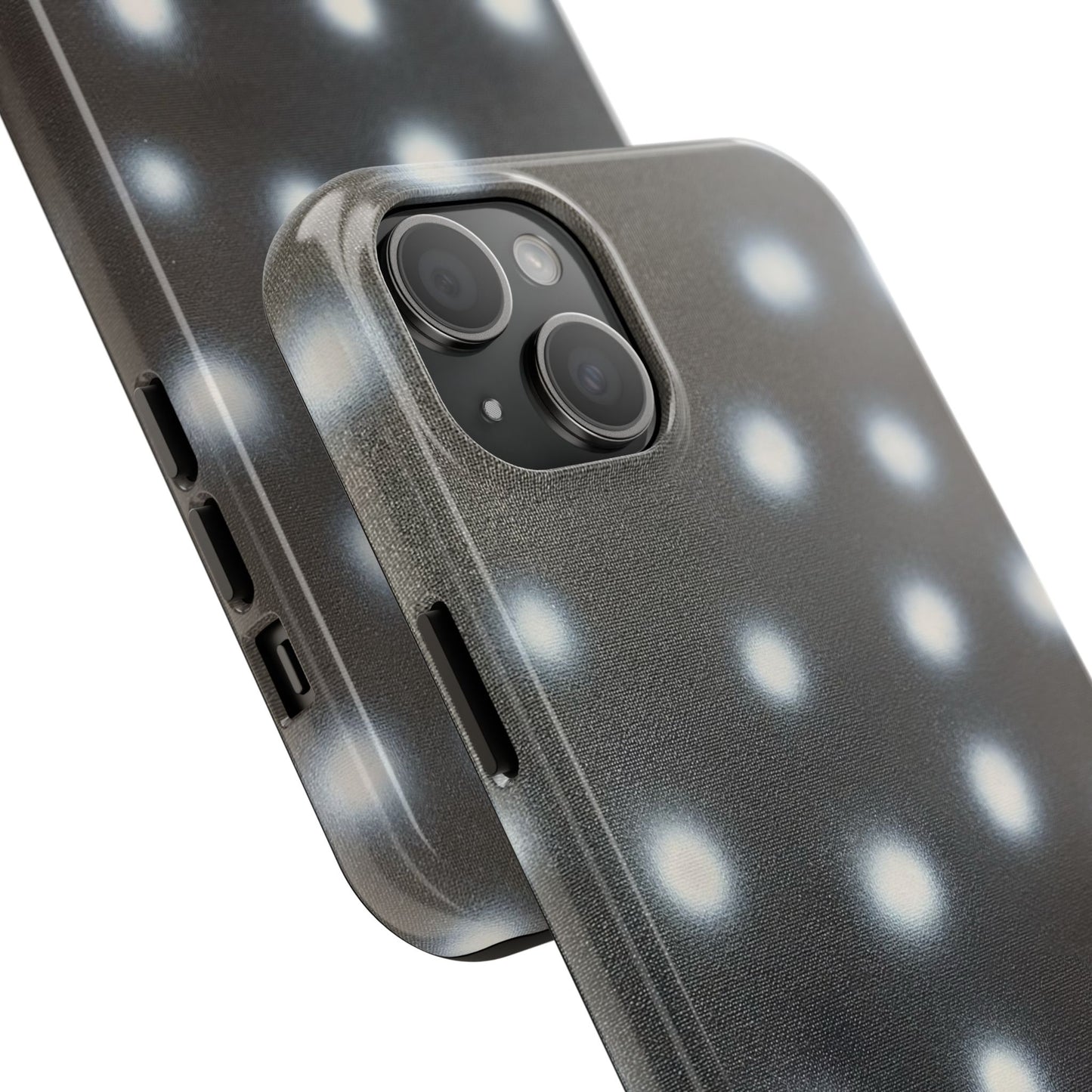 "coconut noir polka dot" airbrush iPhone case