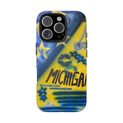 "ann arbor, michigan" airbrush iPhone case