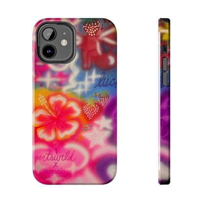 "luck and luv" airbrush iPhone case
