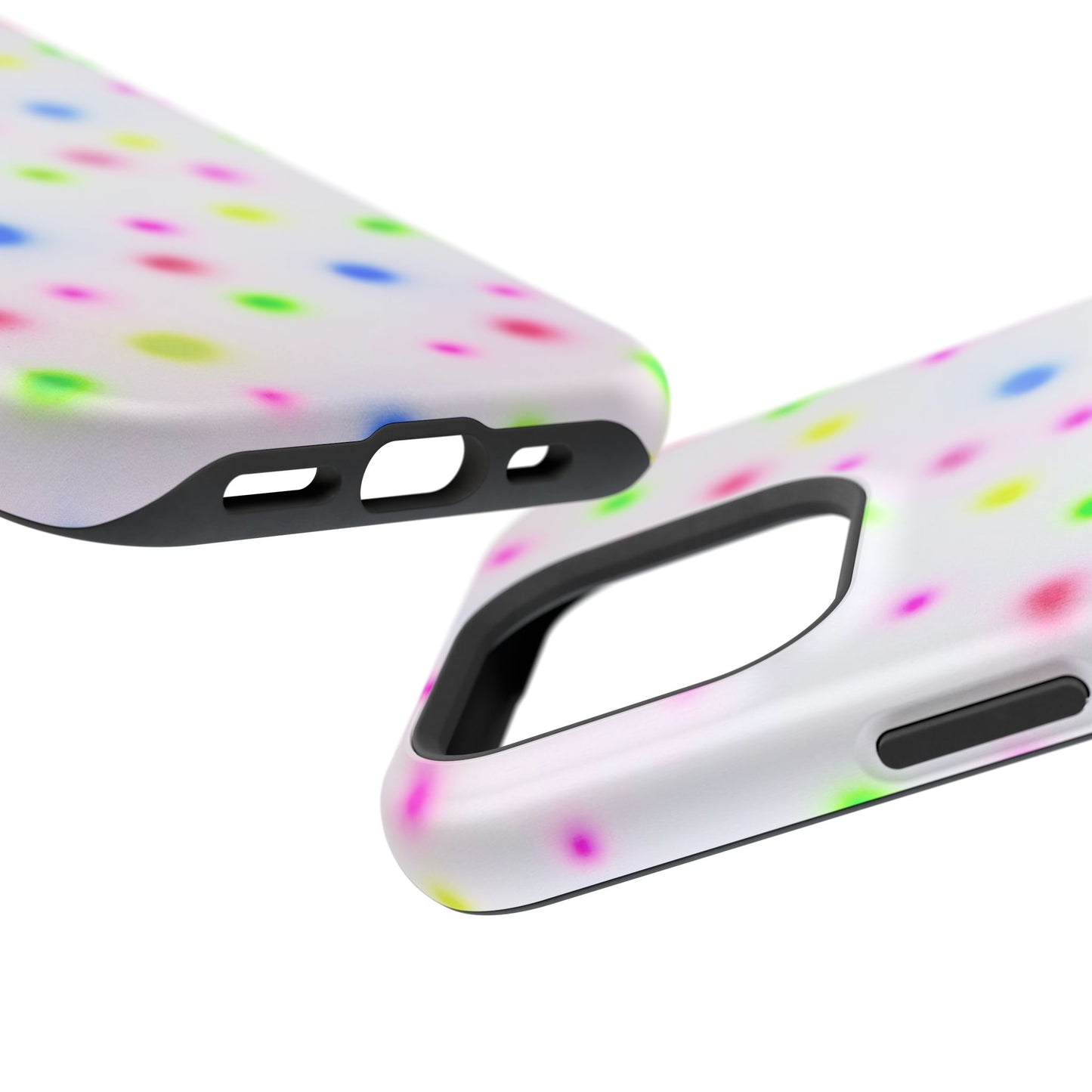 MagSafe "birthday cake polka dot" airbrush iPhone case