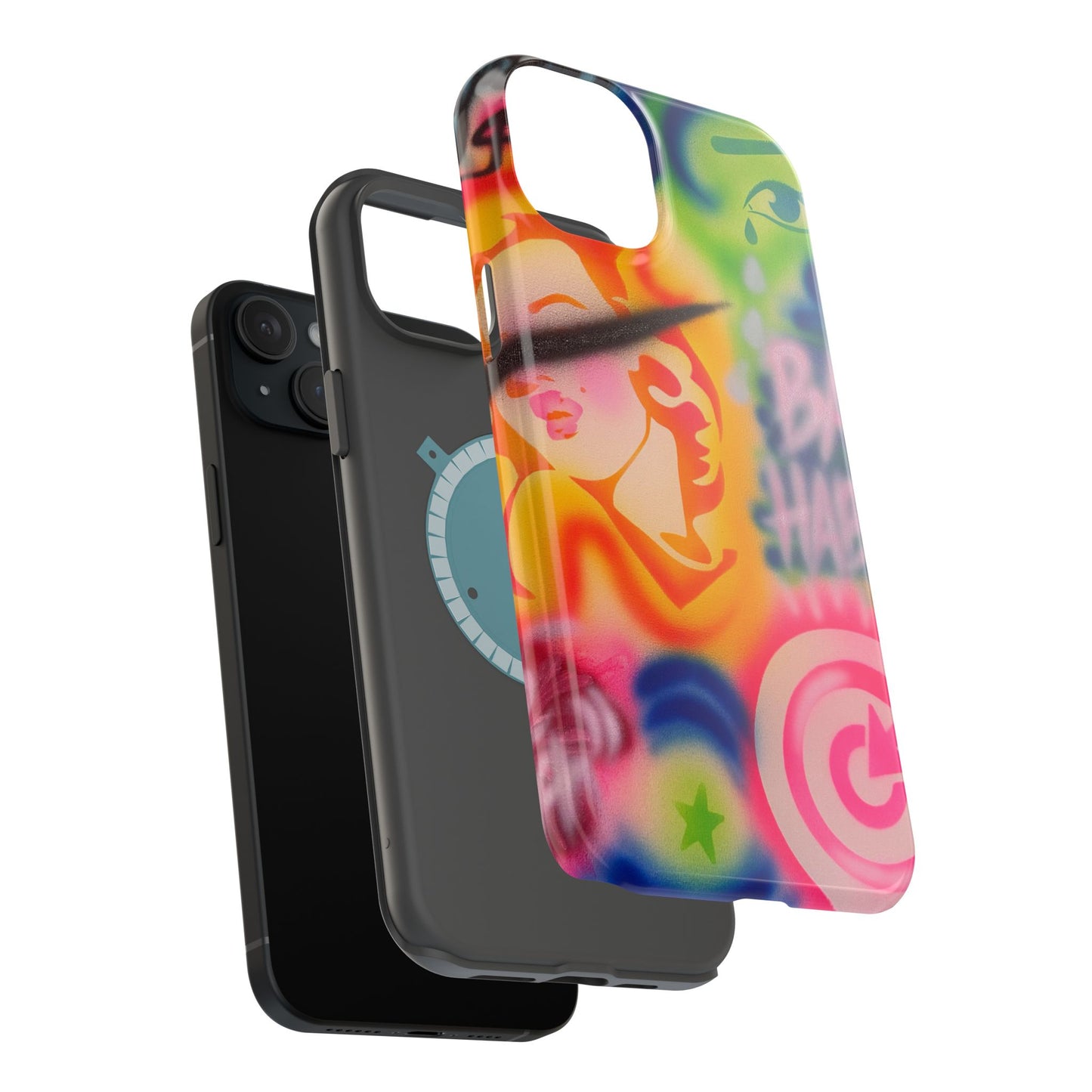 MagSafe „schlechte Angewohnheiten“ Airbrush iPhone Hülle