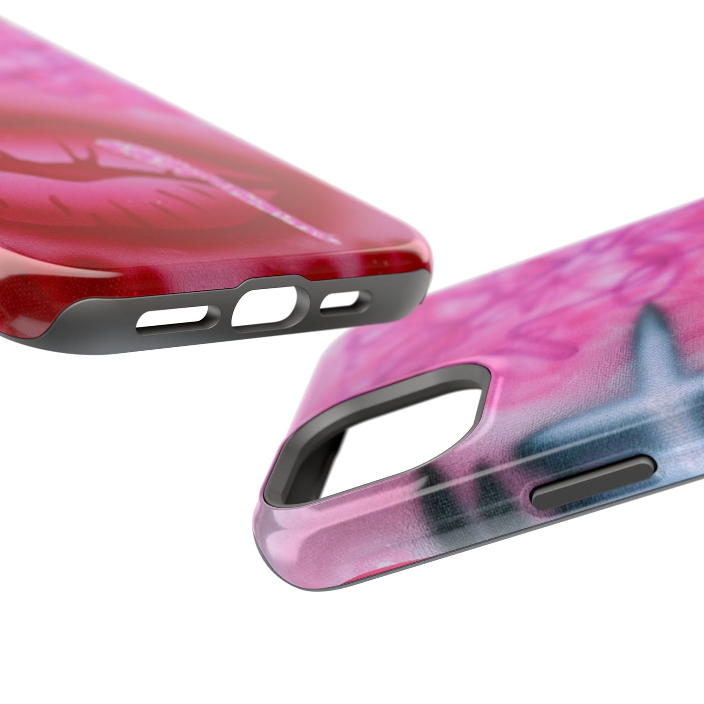 MagSafe limited edition "glitter aura" airbrush iPhone case