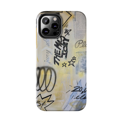 "golden glacier" airbrush iPhone case
