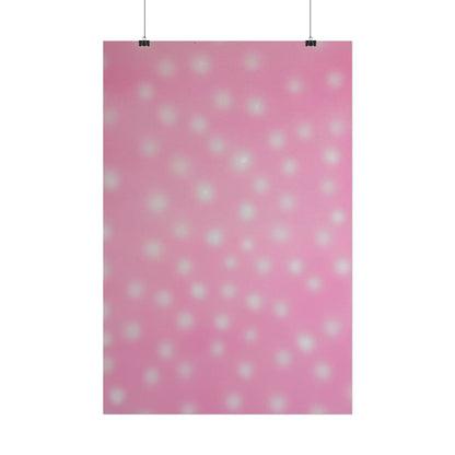 "strawberry swirl polka dot" airbrush rolled print