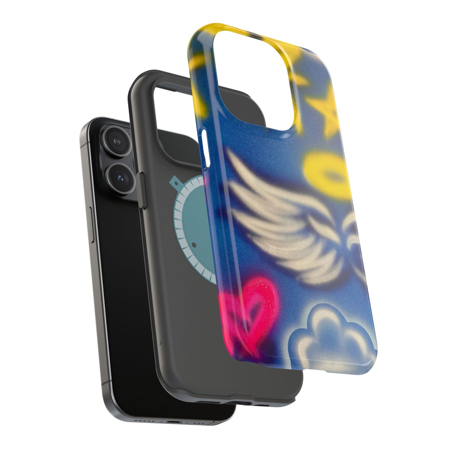 MagSafe "celestial halo" airbrush iPhone case