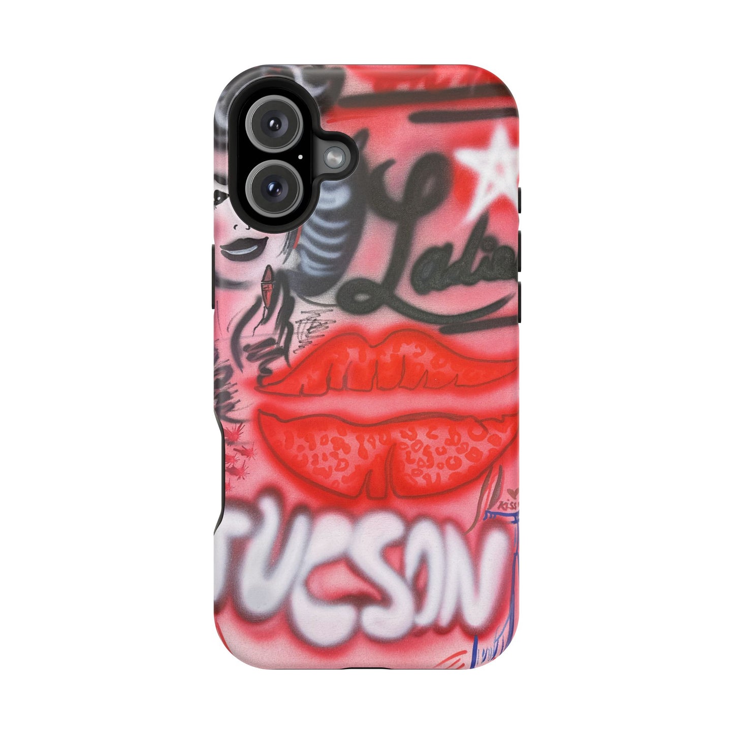 MagSafe "tucson, az" airbrush iPhone case