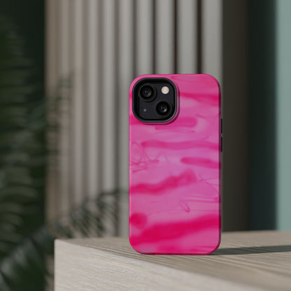 MagSafe "pink camo" airbrush iPhone case