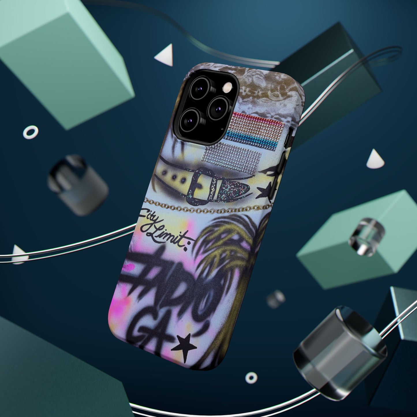 MagSafe "indio, ca" airbrush iPhone case