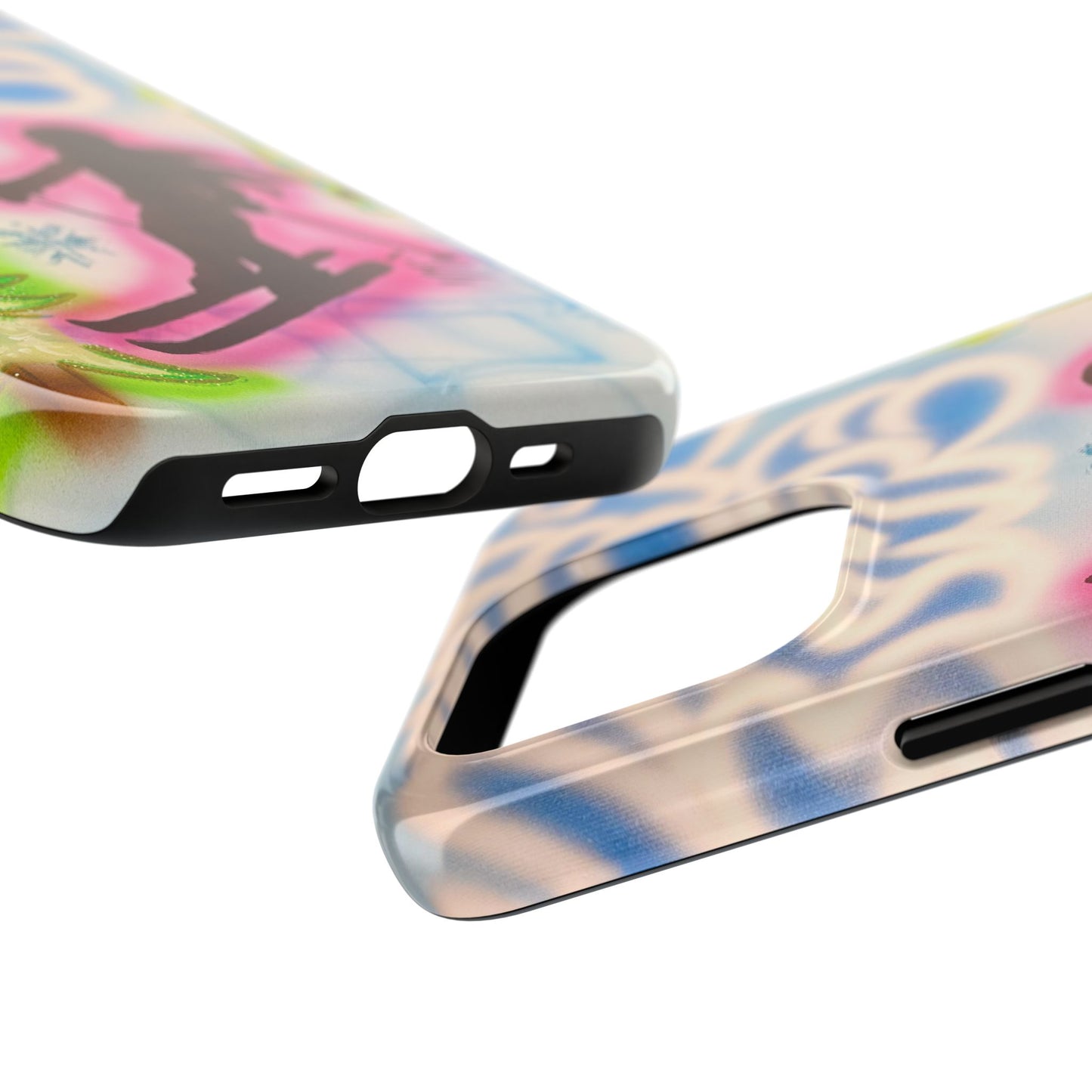 "winter escape" airbrush iPhone case
