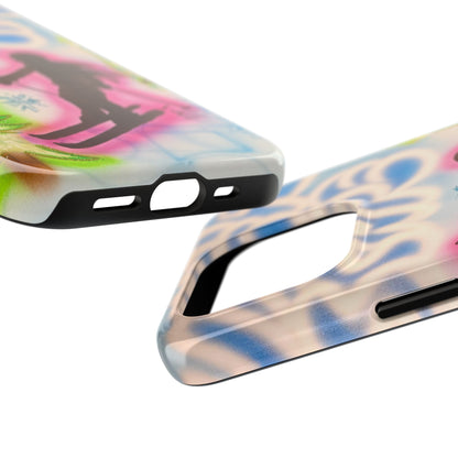 "winter escape" airbrush iPhone case