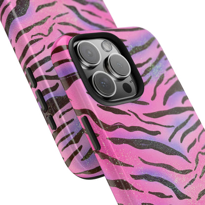 "glitter zebra" airbrush iPhone case