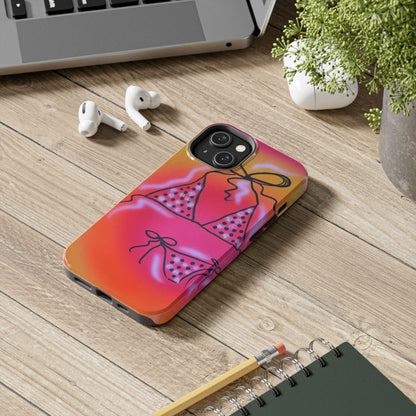 "glitter bikini" airbrush iPhone case